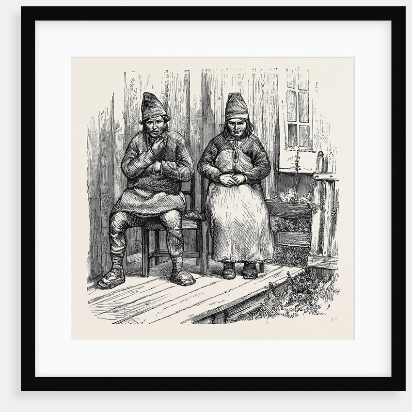 Norwegian Lapps, 1870 by Anonymous