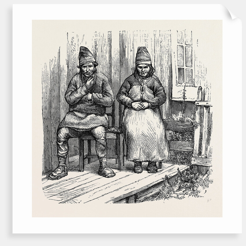 Norwegian Lapps, 1870 by Anonymous