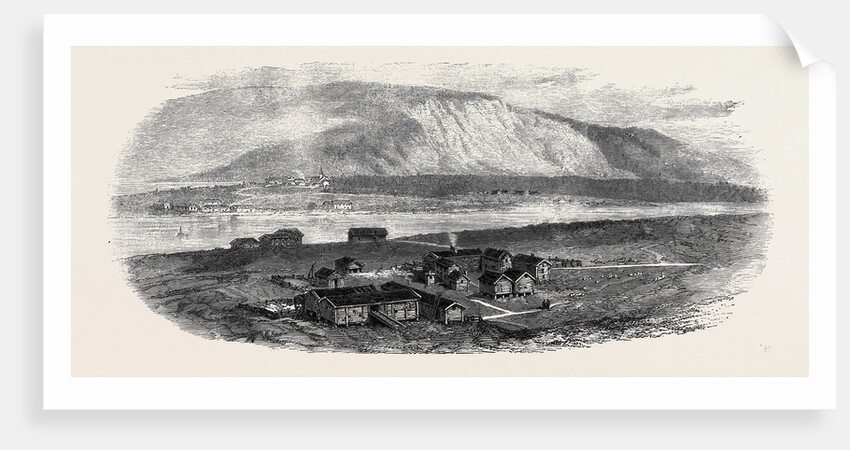 Village of Saltness, Norway, 1870 by Anonymous