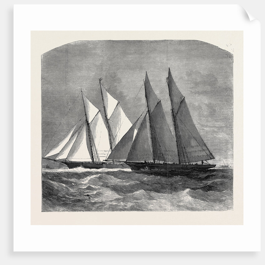 The Anglo-American Yacht Race Between the Sappho and the Cambria, 1870 by Anonymous