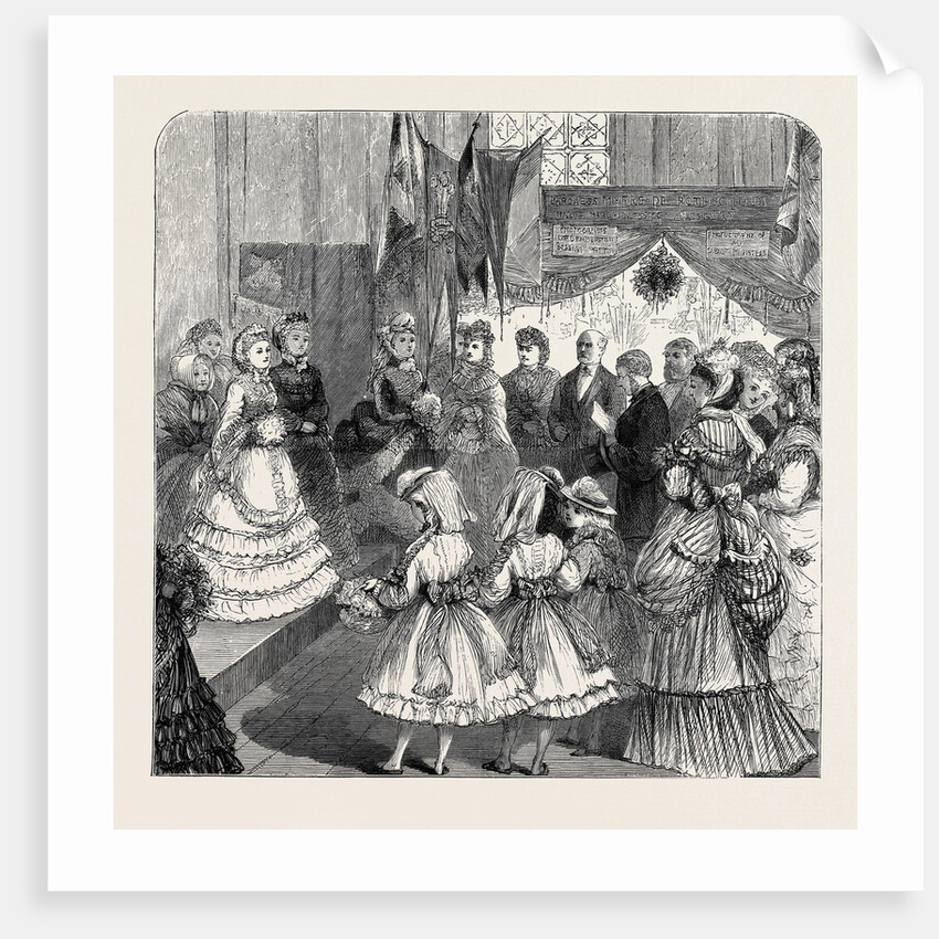 H.R.H. The Princess Louise at the Fancy Bazaar, Cannon Street Hotel, London, 1870 by Anonymous