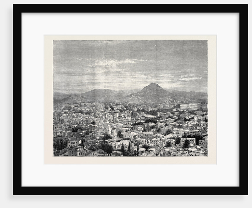 View of Modern Athens, 1870 by Anonymous