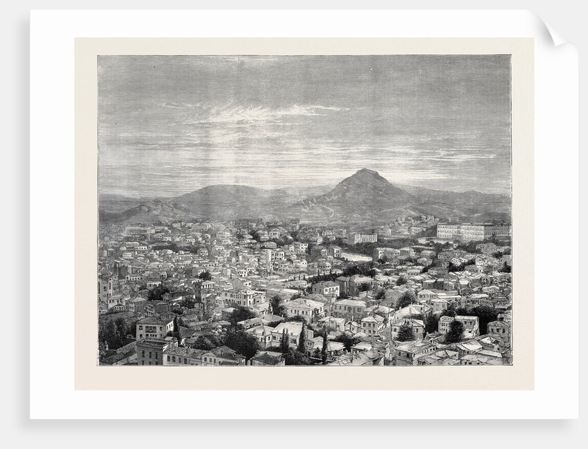 View of Modern Athens, 1870 by Anonymous