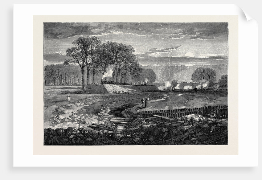 The Bed of the Serpentine, Hyde Park, During the Improvements, London, 1870 by Anonymous