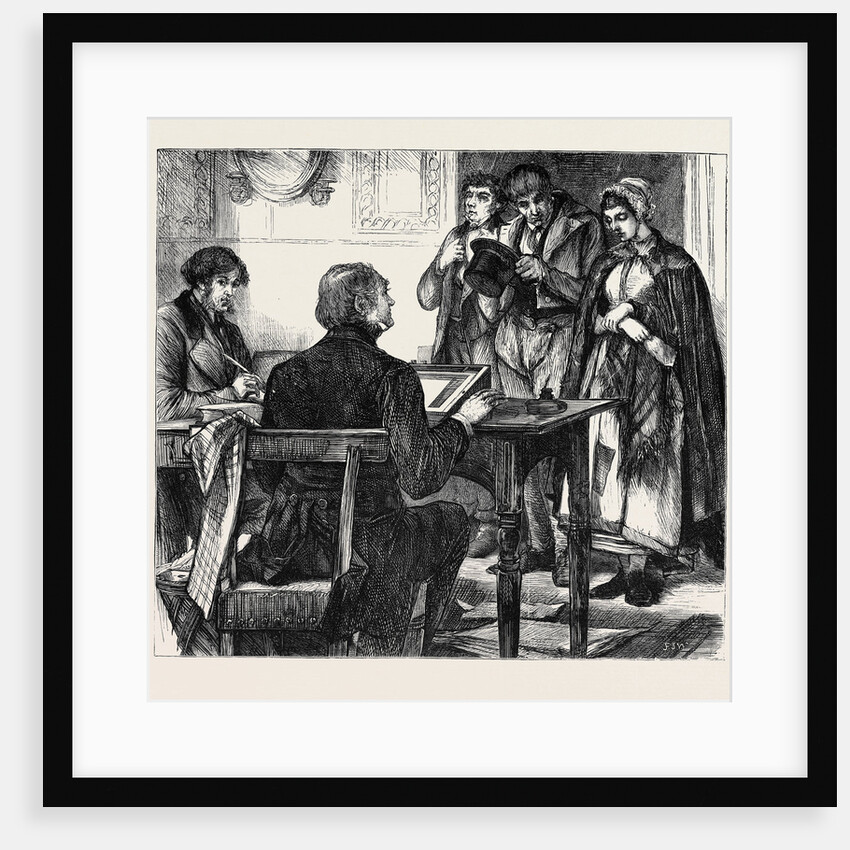Irish Sketches, How Not to Pay the Rent, 1870 by Anonymous