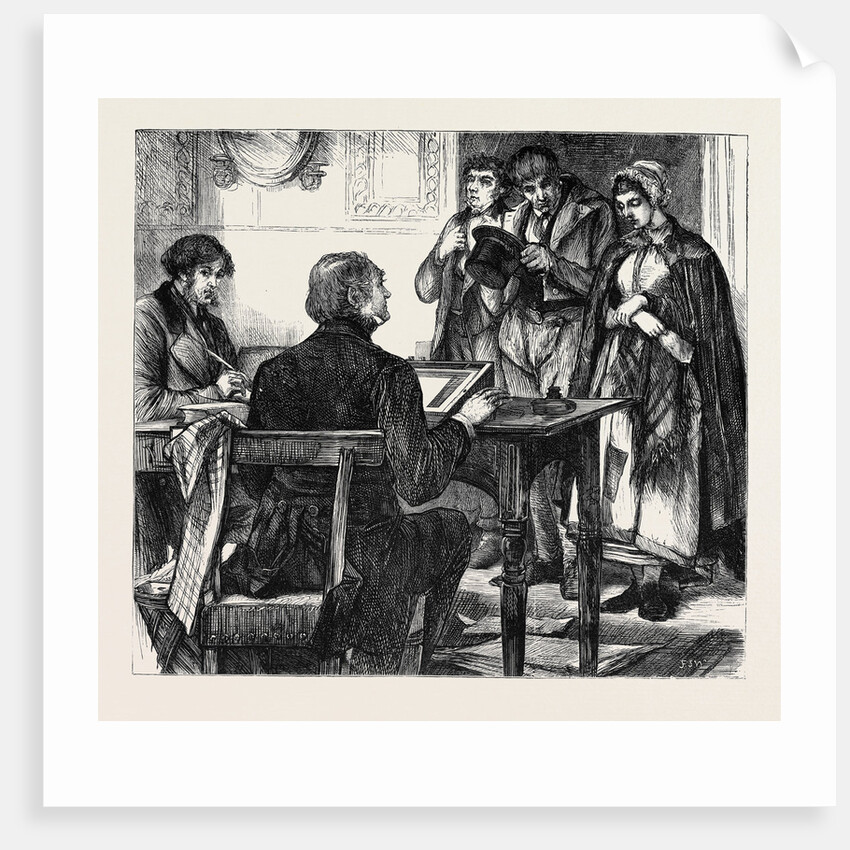 Irish Sketches, How Not to Pay the Rent, 1870 by Anonymous