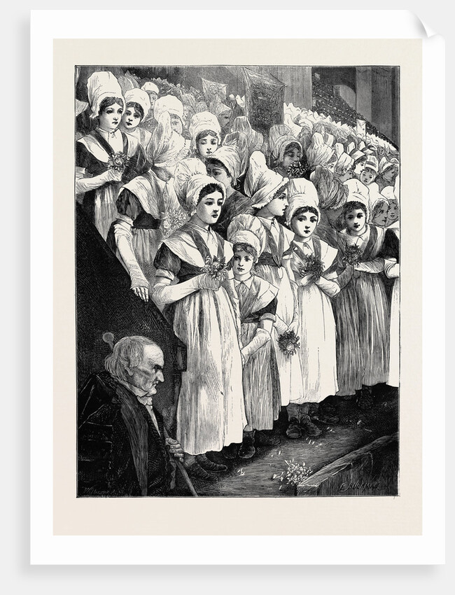 The Anniversary Festival of Charity Children in St. Paul's, London, 1870 by Anonymous