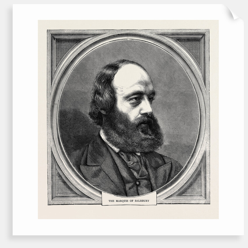 The Marquis of Salisbury, 1870 by Anonymous