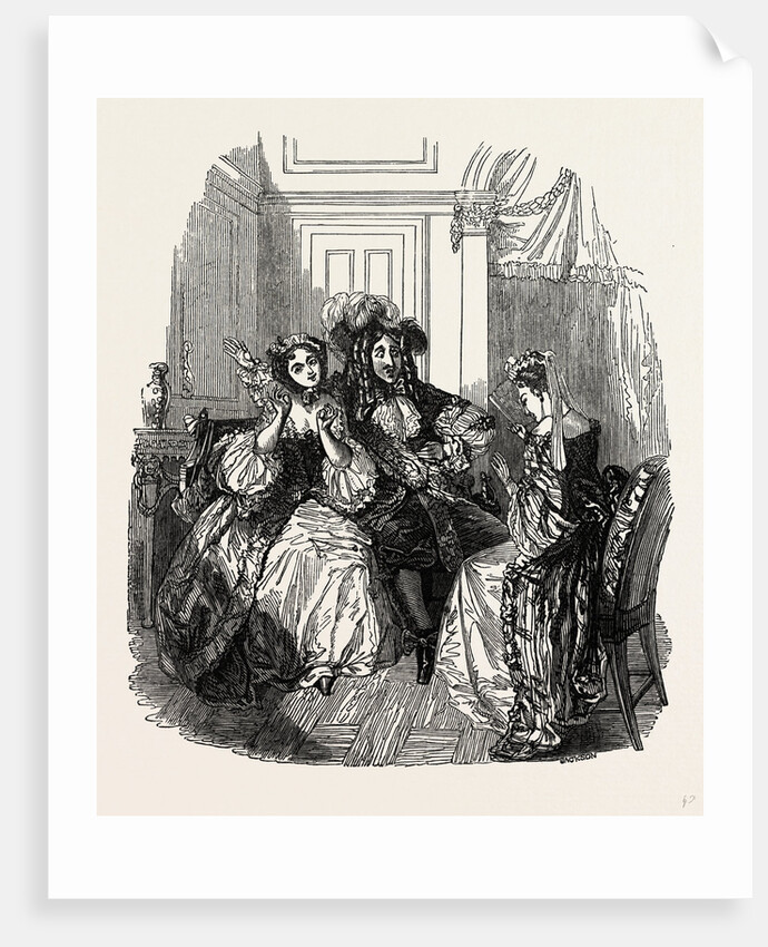 Scene from Les Précieuses Ridicules by Anonymous