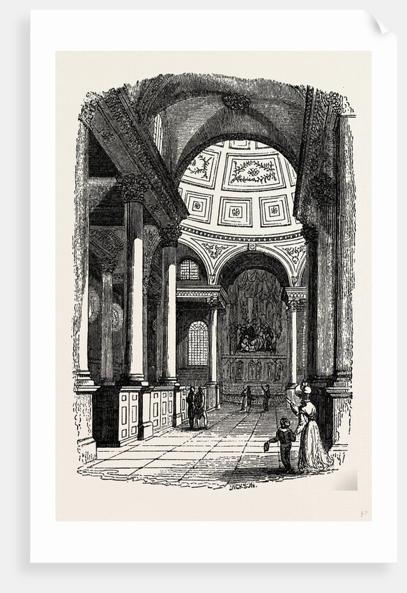Interior of St. Stephens Walbrook by Anonymous
