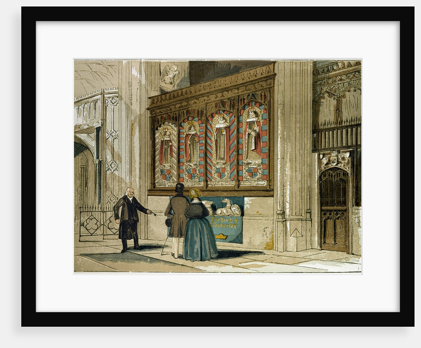 Painted Screen St. George's Chapel by Anonymous