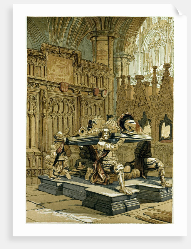 Tomb of Sir Francis Vere in Westminster Abbey UK by Anonymous