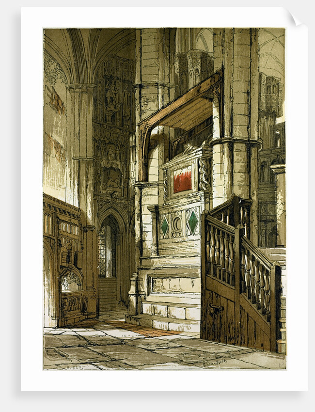 Entrance to the Chapel of Edward the Confessor UK by Anonymous