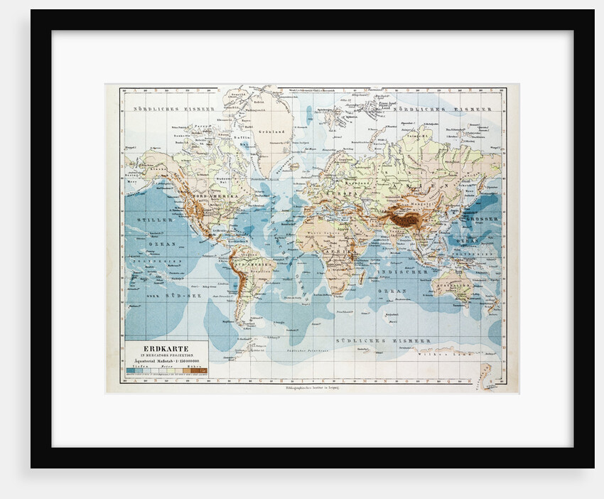 Map of the World 1899 by Anonymous