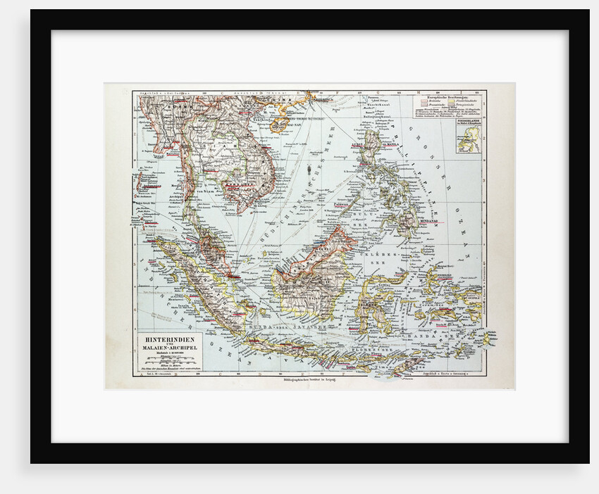 Map of Indonesia 1899 by Anonymous