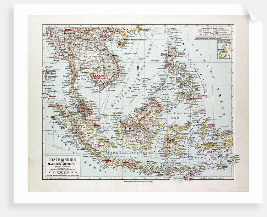 Map of Indonesia 1899 by Anonymous