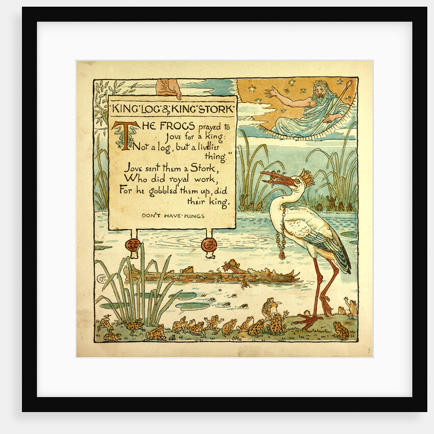 King Log and King's Stork by Anonymous