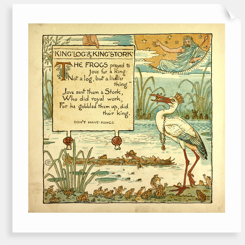 King Log and King's Stork by Anonymous