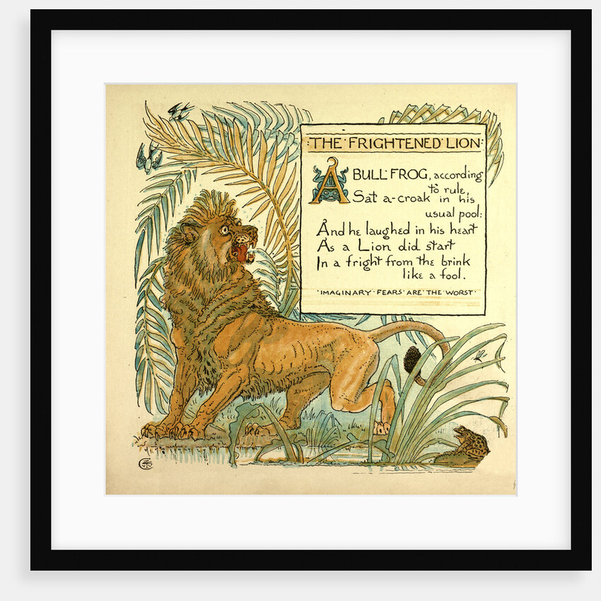 The Frightened Lion by Anonymous