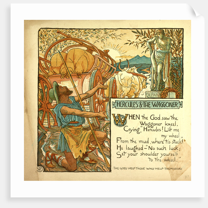 Hercules and the Waggoner by Anonymous