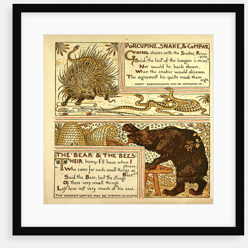 Porcupine Snake and Company the Bear and the Bees by Anonymous
