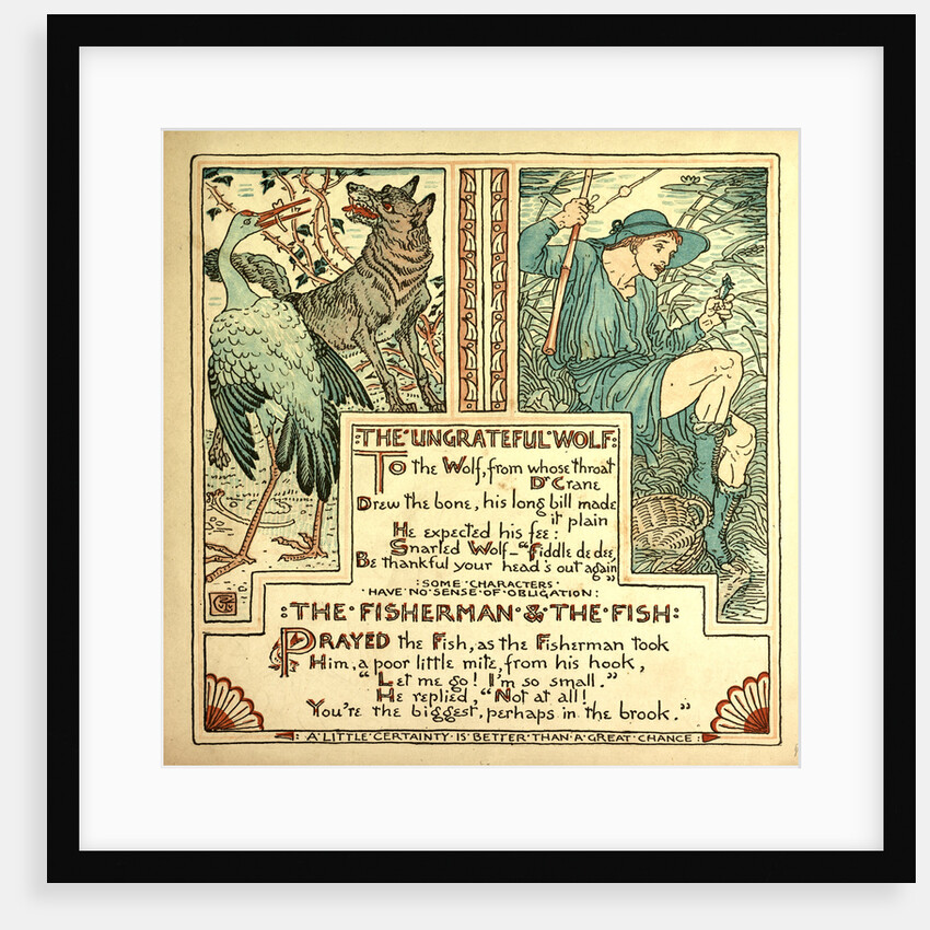 The Ungrateful Wolf the Fisherman and the Fish by Anonymous
