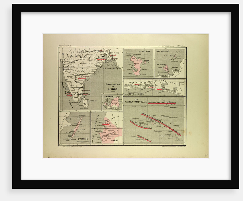 Map of India by Anonymous