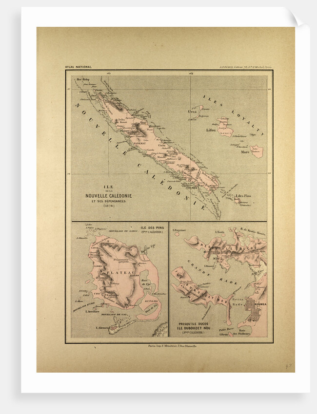 Map of New Caledonia by Anonymous