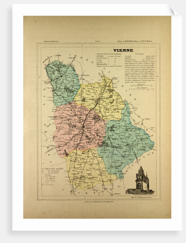 Map of Vienne France by Anonymous
