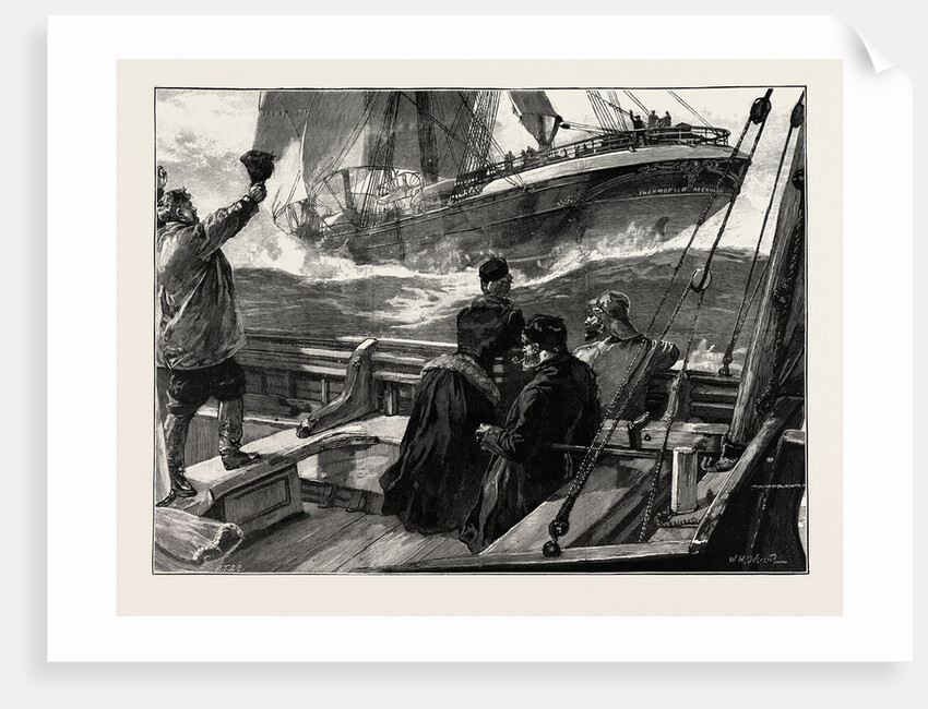 As the Clipper Stormed Past by Anonymous