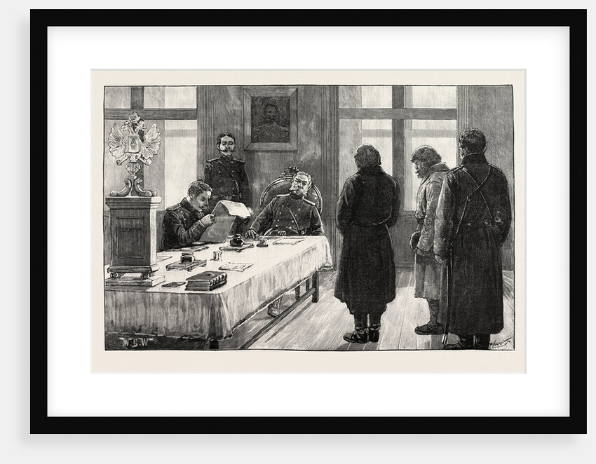 Russian Criminal Prisoners in Siberia: Arrival of Convoy of Russian Convicts at Krasnoiarsk by Anonymous