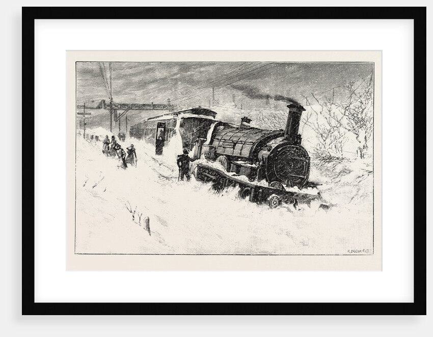 The Flying Dutchman Express Train Off the Rails at Camborne in Cornwall UK by Anonymous