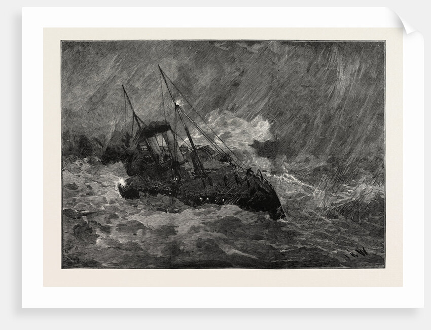 The Victoria Channel Steamboat Between Dover and Calais by Anonymous