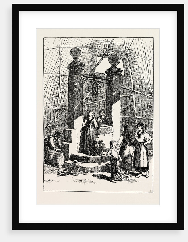 Sketches of Pictures in the Exhibition of the Royal Institute of Painters in Water Colours: At a Well Spain by Anonymous