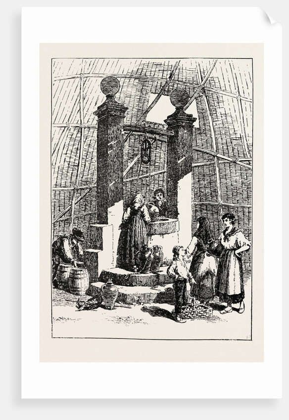 Sketches of Pictures in the Exhibition of the Royal Institute of Painters in Water Colours: At a Well Spain by Anonymous