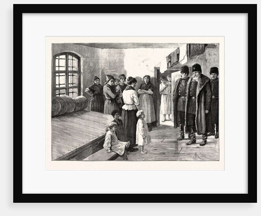 Prison Life in Siberia: The Governor Visiting the Women's Prison at Yeniseisk by Anonymous