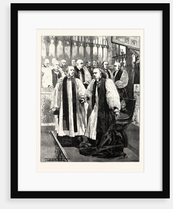 Installation of the Archbishop of York in York Minster. by Anonymous