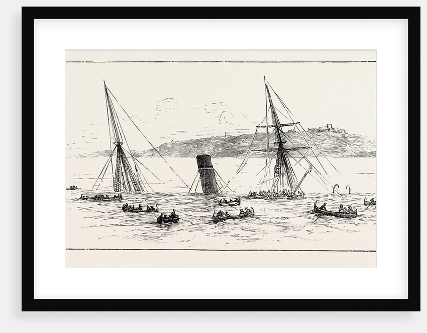 Wreck of the Utopia Gibraltar by Anonymous