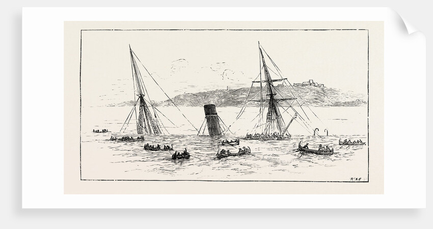 Wreck of the Utopia Gibraltar by Anonymous