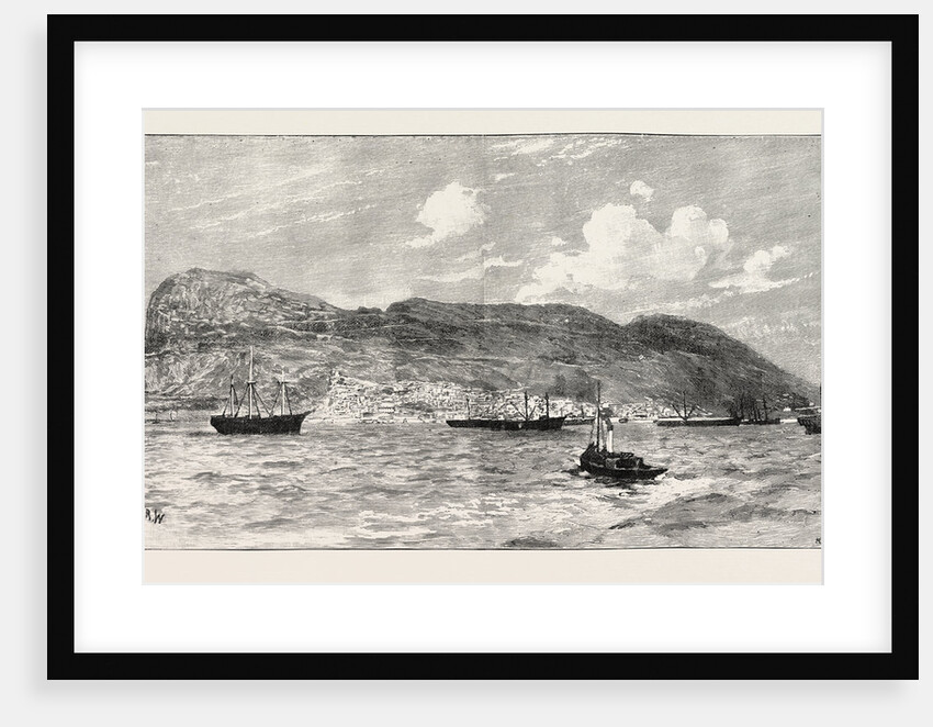 View of Gibraltar from the Bay by Anonymous