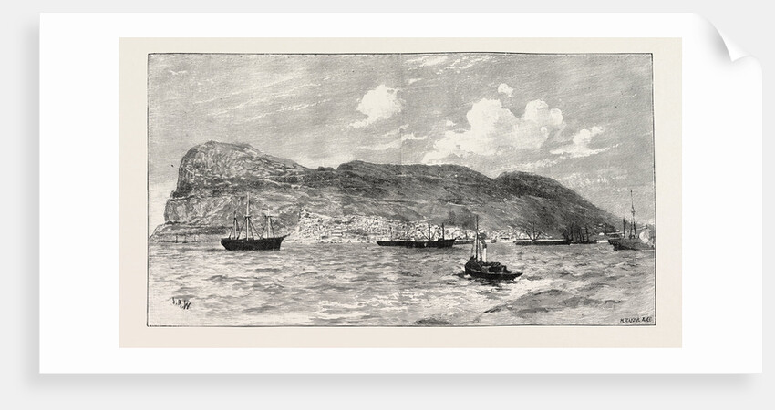 View of Gibraltar from the Bay by Anonymous