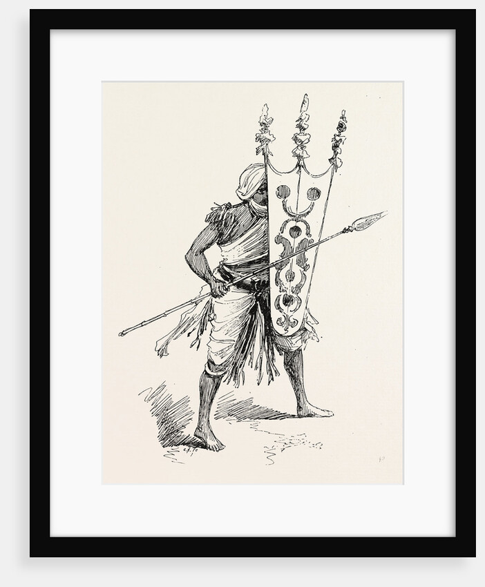 The Military Disaster in Manipore on the Southern Frontier of Assam British Indian Empire: A Manipore Warrior Fighting. by Anonymous
