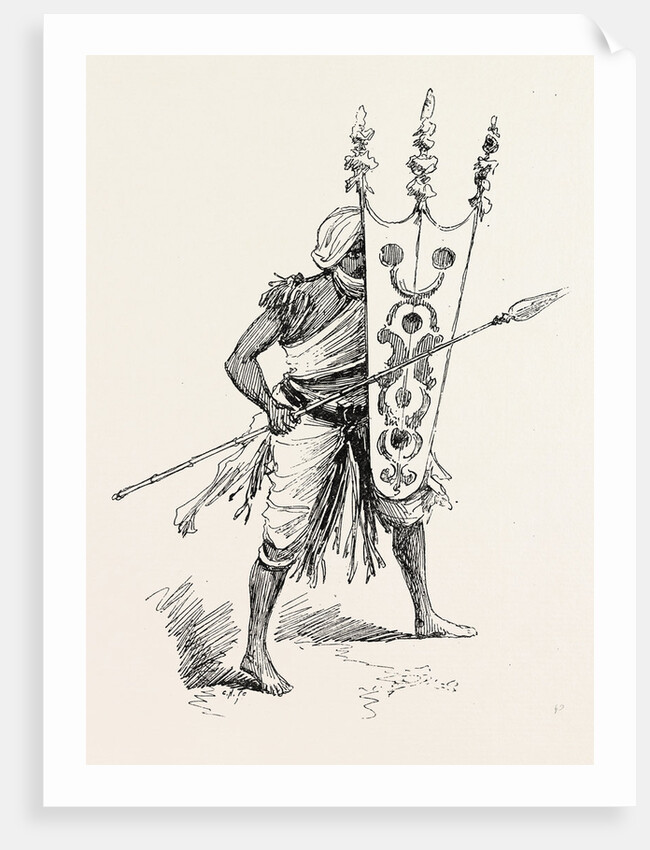 The Military Disaster in Manipore on the Southern Frontier of Assam British Indian Empire: A Manipore Warrior Fighting. by Anonymous