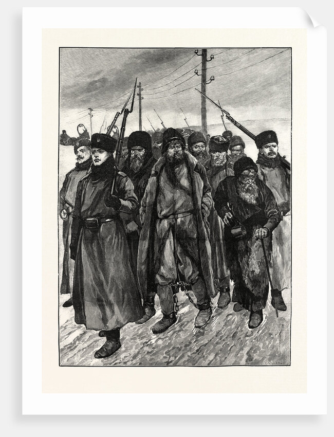 Siberia: Criminal Prisoners on the March by Anonymous