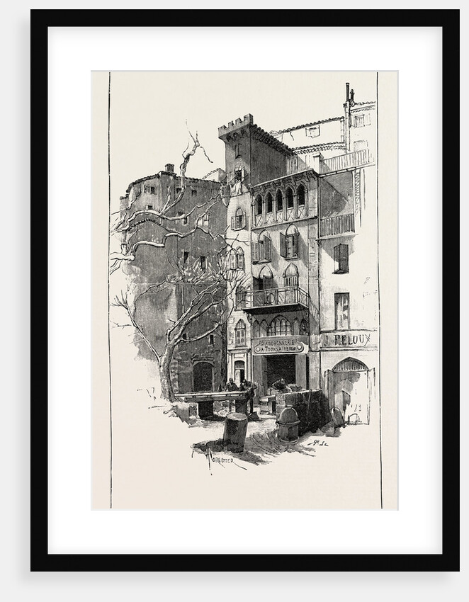 An Old House in Grasse France by Anonymous