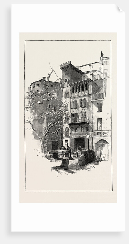An Old House in Grasse France by Anonymous