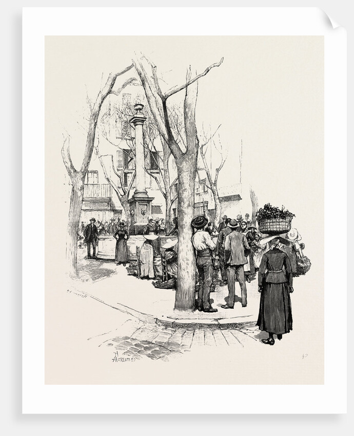 A Bit of the Marketplace Grasse France by Anonymous