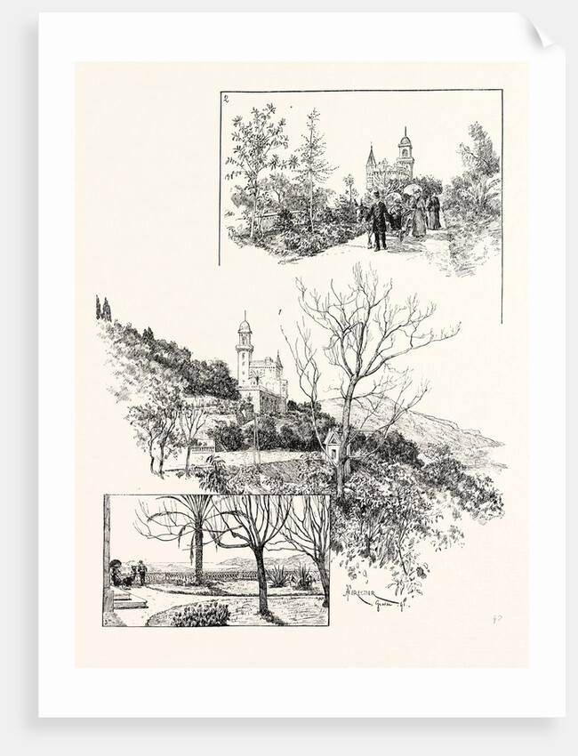 The Villa St. Georges Grasse Belonging to M. Chiris Senator of the French Republic by Anonymous