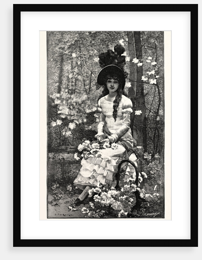 Flowers after E. Toudouze by Anonymous
