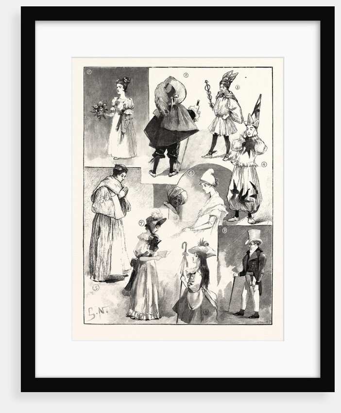 Sketches at the Lady Mayoress's Children's Ball Mansion House London by Anonymous